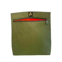 Image 2 of TRAVEL POUCH LARGE - KHAKI CANVAS
