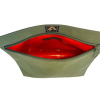Image 4 of TRAVEL POUCH LARGE - KHAKI CANVAS
