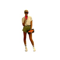 Image 5 of TRAVEL POUCH LARGE - KHAKI CANVAS