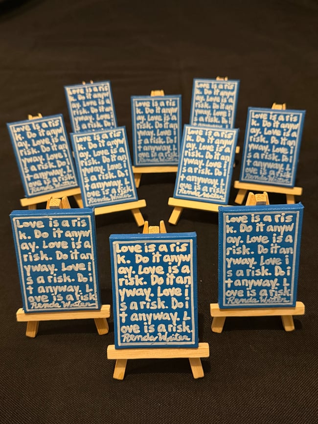 2.5” x 3.5” Mini Canvas Art  / Series of 10 / Released on 7/7/26