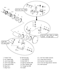 Image 4 of HKS Super Power Flow Air Filter Kit - JZX100