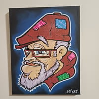 B poppa original painting by mikey xxi 