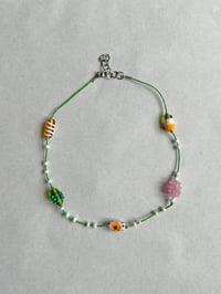 Image 1 of Multi Odd Bead Necklace — Meadow