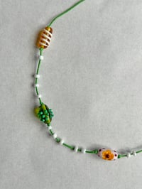 Image 4 of Multi Odd Bead Necklace — Meadow