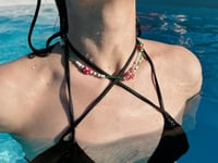 Image 5 of Multi Odd Bead Necklace — Meadow
