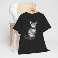 Image 1 of Vintage Punk Illustration Baby Kangaroo T-Shirt | Hand-Drawn Wildlife Tee