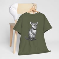 Image 5 of Vintage Punk Illustration Baby Kangaroo T-Shirt | Hand-Drawn Wildlife Tee