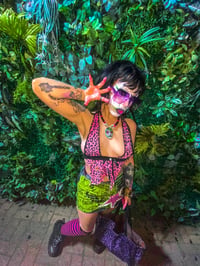 Image 4 of Pierced Pink Cheetah Fairy Top 