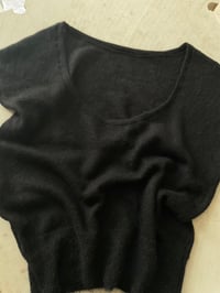 Image 1 of  Rita – Alpaca Blend Knit Top black 