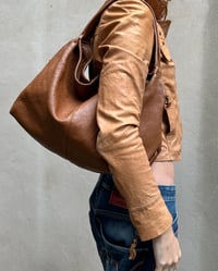 Image 3 of ITALIAN LEATHER SLOUCHY BAG