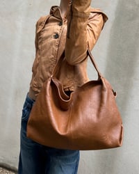 Image 2 of ITALIAN LEATHER SLOUCHY BAG