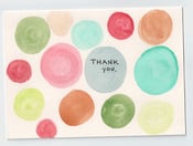 Image of Circle Thank You Card