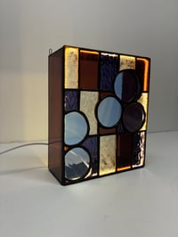 Image 1 of Purple Plum Box Lamp