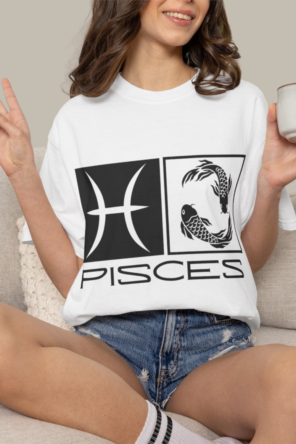 Image of Copy of Pisces Zodiac Sign T-Shirt