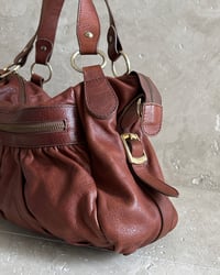 Image 6 of ITALIAN BURGUNDY LEATHER BAG