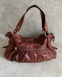 Image 5 of ITALIAN BURGUNDY LEATHER BAG