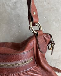 Image 8 of ITALIAN BURGUNDY LEATHER BAG