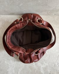 Image 10 of ITALIAN BURGUNDY LEATHER BAG