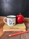 'Hello Snail' Mini Child's Enamel Mug