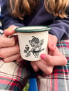 'Acorn Pixie' Mini Child's Enamel Mug