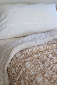 Image 1 of Tan Medium Floral  Quilt