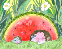 BanBanCutie Watermelon Print. 