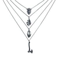 Image 1 of WSS + AO Green Knight necklaces in sterling silver
