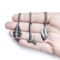 Image 8 of WSS + AO Green Knight necklaces in sterling silver
