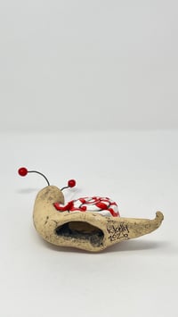Image 4 of Christmas Ribbon candy Snail - adorable and slightly repulsive. 
