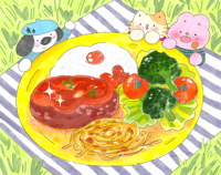 BanBanCuties Children's Lunch Print. 