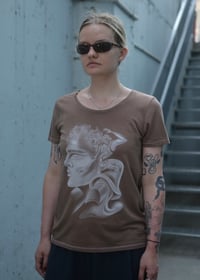 Brown tee 