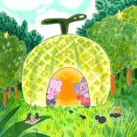 BanBanCuties Summer Melon Print