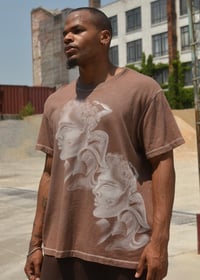 Image 1 of Brown triple printed