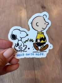 CLEAR Hopeful Snoop Sticker