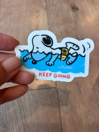 CLEAR Swim Snoop Sticker
