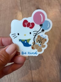 CLEAR Kitty Sticker