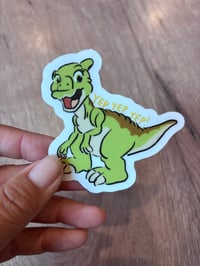 CLEAR Ducky Sticker