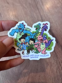 CLEAR Dragons Sticker