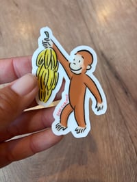 CLEAR Curious Sticker