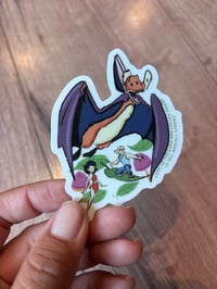 CLEAR Fern Gully Sticker