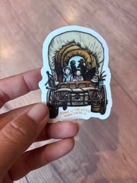 CLEAR Little House Sticker