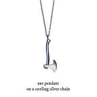 Image 3 of WSS + AO Green Knight necklaces in sterling silver