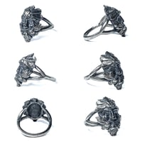 Image 2 of WSS + AO Green Knight ring in sterling silver or gold