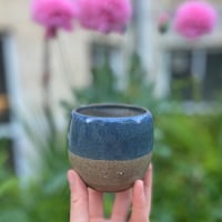 Image 5 of Flat White Coffee Cup in Blue