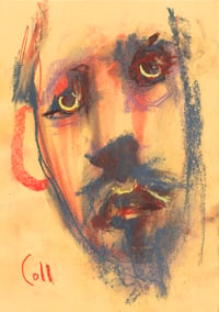 Image 2 of Lachlan - Sketchbook Drawing in Soft Pastels on Paper 