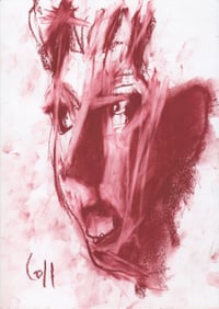 Image 2 of Adhere - Sketchbook Drawing in Soft Pastels on Paper 
