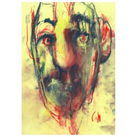 Image 1 of Shovel - Sketchbook Drawing in Soft Pastels on Paper 