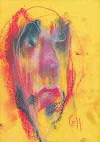 Image 2 of Cast About - Sketchbook Drawing in Soft Pastels on Paper 