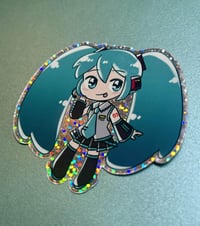 Image 3 of Miku Glitter Sticker