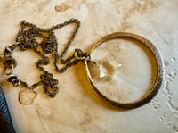 Image 23 of Quartz Crystal Star brass necklace . Cosmos series